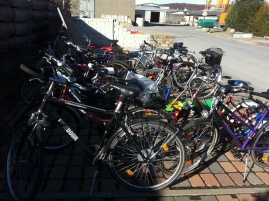 Fahrräder Betonwerk Vienenburg 20151105 fahrradaktion