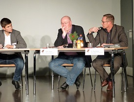 Podiumsdiskussion Flüchtlingspolitik Podium Corvi2 hp
