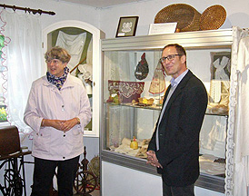 Roy Kühne im Heimatmuseum Uehrde heimatmuseum uehre